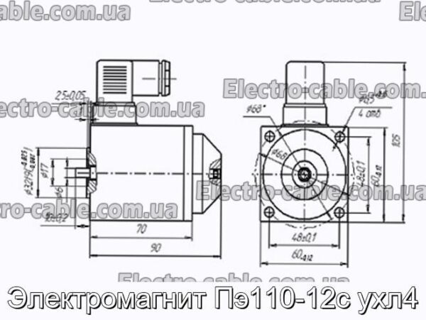 Электромагнит Пэ110-12с ухл4 - фотография № 2.