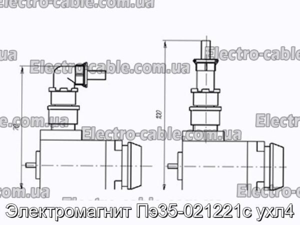 Электромагнит Пэ35-021221с ухл4 - фотография № 1.