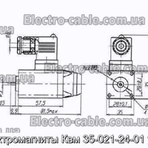 Электромагниты Квм 35-021-24-01 ухл4 - фотография № 1.