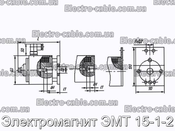 Электромагнит ЭМТ 15-1-2 - фотография № 2.