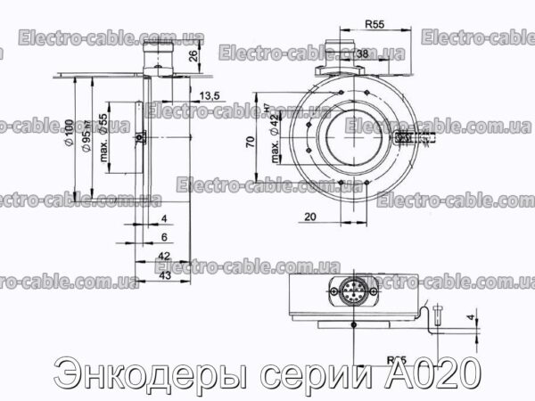 Энкодеры серии А020 - фотография № 1.