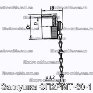 Заглушка ЭП2РМТ-30-1 - фотография № 1.