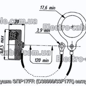 Заглушка ЭПР17FR (D38999/33F17R) заглушка - фотография № 1.