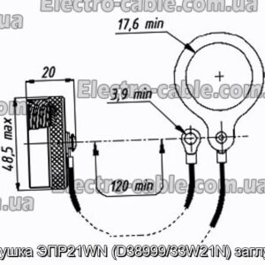 Заглушка ЭПР21WN (D38999/33W21N) заглушка - фотография № 1.