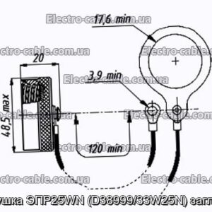 Заглушка ЭПР25WN (D38999/33W25N) заглушка - фотография № 1.