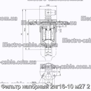 Фильтр напорный 2нг16-10 м27 2 - фотография № 2.