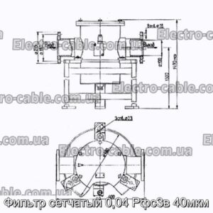 Фильтр сетчатый 0,04 Рфс3в 40мкм - фотография № 2.