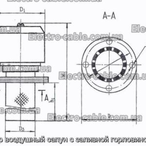 Фильтр воздушный сапун с заливной горловиной Сзг3 - фотография № 2.