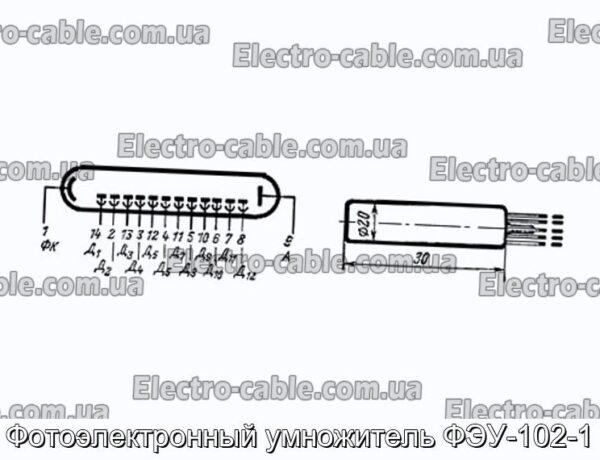 Фотоэлектронный умножитель ФЭУ-102-1 - фотография № 1.