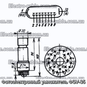 Фотоэлектронный умножитель ФЭУ-35 - фотография № 1.