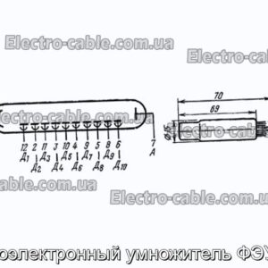 Фотоэлектронный умножитель ФЭУ-68 - фотография № 1.