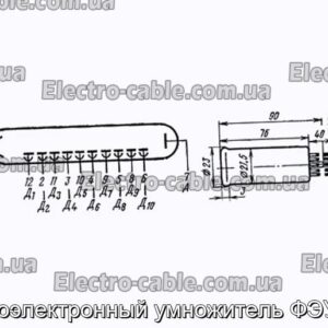Фотоэлектронный умножитель ФЭУ-69 - фотография № 1.