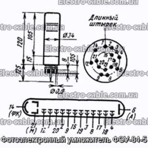 Фотоэлектронный умножитель ФЭУ-84-5 - фотография № 1.