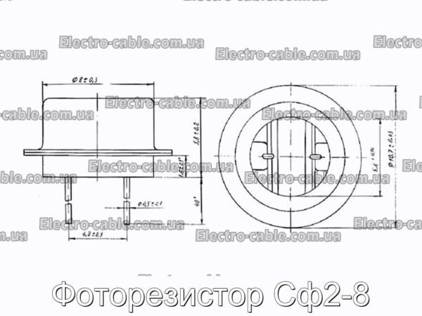 Фоторезистор Сф2-8 - фотография № 3.