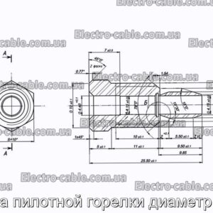 Гайка пилотной горелки диаметр 4мм - фотография № 1.