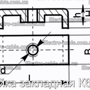 Гайка закладная К605 - фотография № 1.