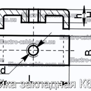 Гайка закладная К609 - фотография № 2.