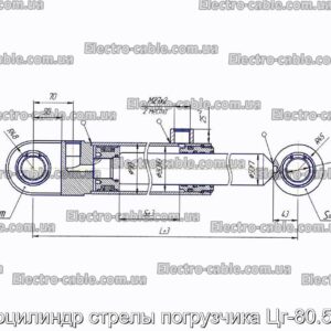 Гидроцилиндр стрелы погрузчика Цг-80.56.560 - фотография № 1.