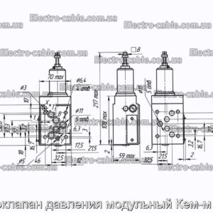 Гидроклапан давления модульный Кем-м 102-1 - фотография № 1.