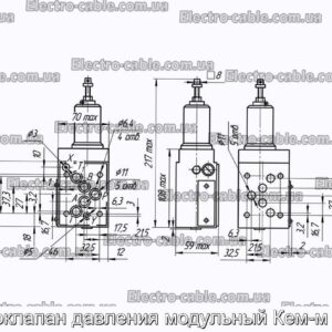 Гидроклапан давления модульный Кем-м 102-2 - фотография № 1.