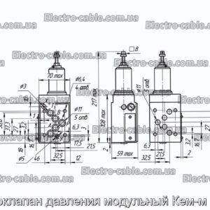 Гидроклапан давления модульный Кем-м 102-3 - фотография № 1.