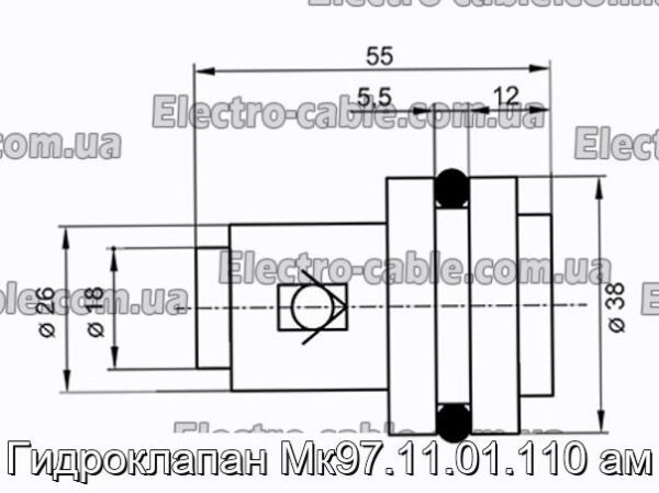 Гидроклапан Мк97.11.01.110 ам - фотография № 2.