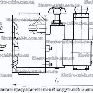 Гидроклапан предохранительный модульный М-кп-м-10-32 - фотография № 1.