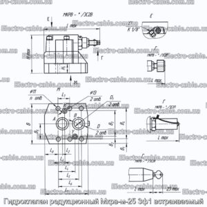 Гидроклапан редукционный Мкрв-м-25 3ф1 встраиваемый - фотография № 1.