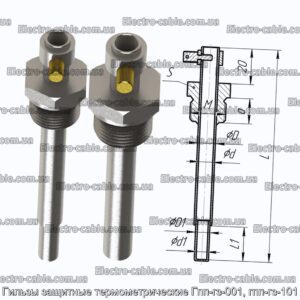 Гильзы защитные термометрические Гпп-гз-001, гпп-гз-101 - фотография № 2.