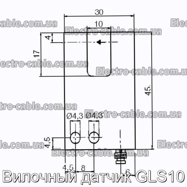 Вилочный датчик GLS10 - фотография № 3.