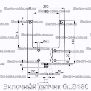 Датчик вилки GLS180 - Фото № 2.