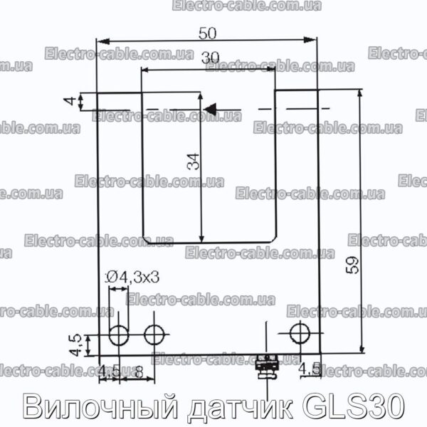 Вилочный датчик GLS30 - фотография № 3.