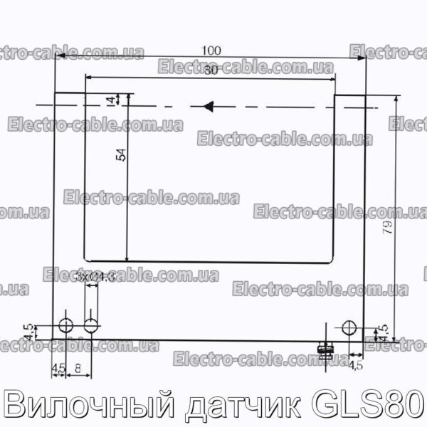 Датчик вилки GLS80 - Фото № 3.