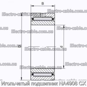 Игольчатый подшипник NA4908 CX - фотография № 2.