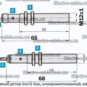 Індуктивний датчик Ime12 4мм, вдосконалений, урівень - фотографія №2.
