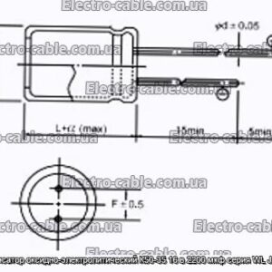 Оксиф-електролітичний конденсатор K50-35 16 в 2200 мкФ серії WL Jamicon-Photography № 1.