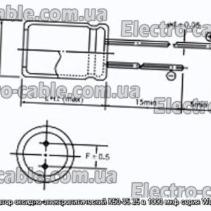 Оксиф-електролітичний конденсатор K50-35 25 в серії 1000 мкФ WL Jamicon-Photography № 1.
