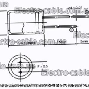 Оксиф-електролітичний конденсатор K50-35 25 у серії 470 мкФ WL Jamicon-Photography № 1.