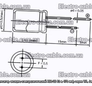 Конденсатор оксидно-электролитический К50-35 63 в 470 мкф серия WL Jamicon - фотография № 1.