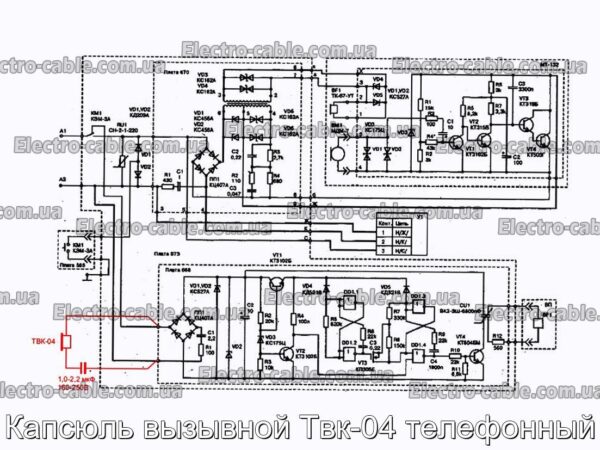 Капсюль вызывной Твк-04 телефонный - фотография № 1.