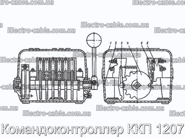 Командоконтроллер ККП 1207 - фотография № 2.