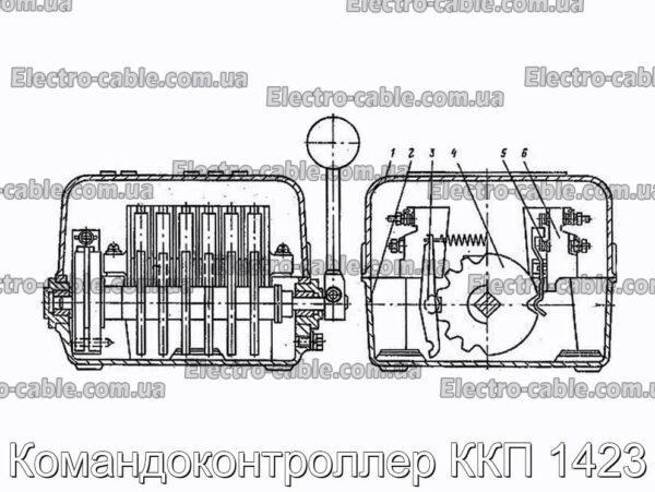 Командоконтроллер ККП 1423 - фотография № 2.