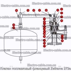 Клапан поплавковый фланцевый Zetkama 272a - фотография № 2.