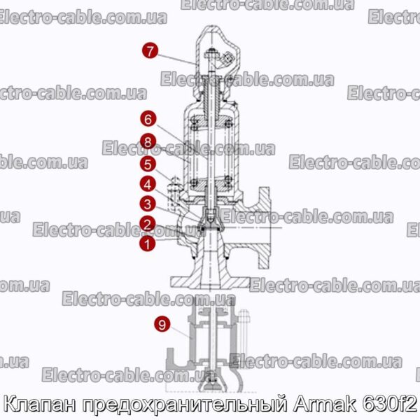 Клапан предохранительный Armak 630f2 - фотография № 2.