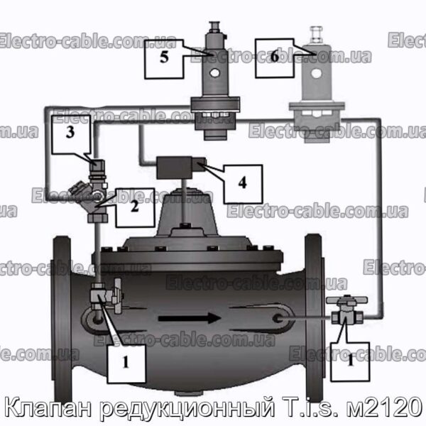 Клапан редукционный T.i.s. м2120 - фотография № 2.