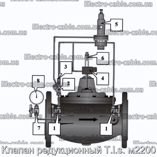 Клапан редукційний Tis м2200 - фотографія №1.