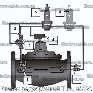 Клапан редукционный T.i.s. м3120 - фотография № 1.