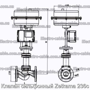 Клапан сильфонный Zetkama 236c - фотография № 2.