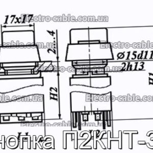 Кнопка П2КНТ-3В - фотография № 1.