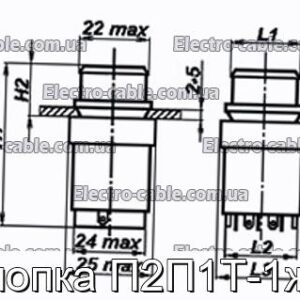 Кнопка П2П1Т-1жВ - фотография № 1.
